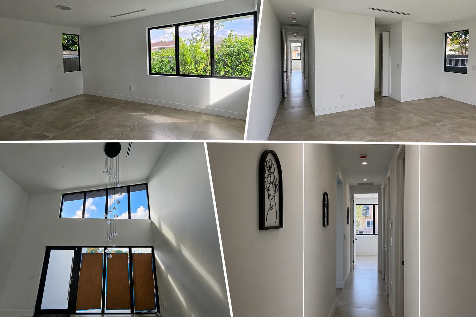 Interior renovation with modern finishes, Casa M in Miami, FL
