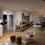 Home remodel completed, modern living room delivered in Miami, FL