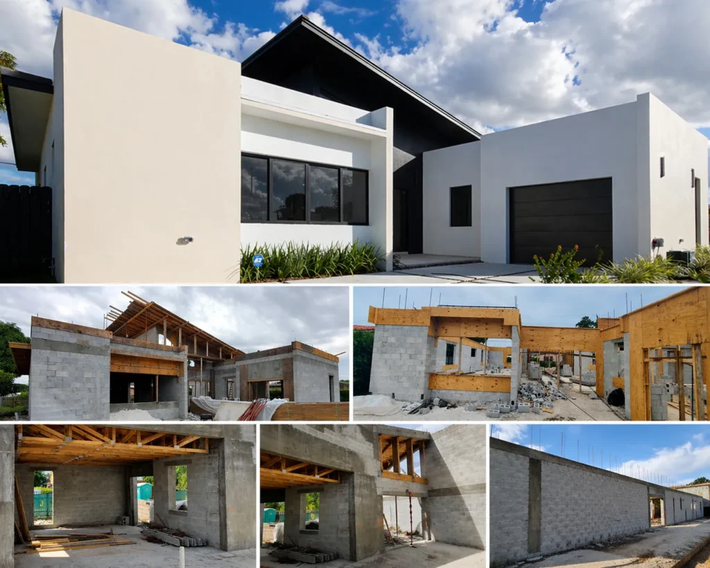Custom new home construction in Miami by Add Building Contractor
